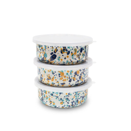 ecomposer-color-bermuda buttercup, C102NOT - Catalina 3 Piece Storage Bowl Set, Bermuda Buttercup