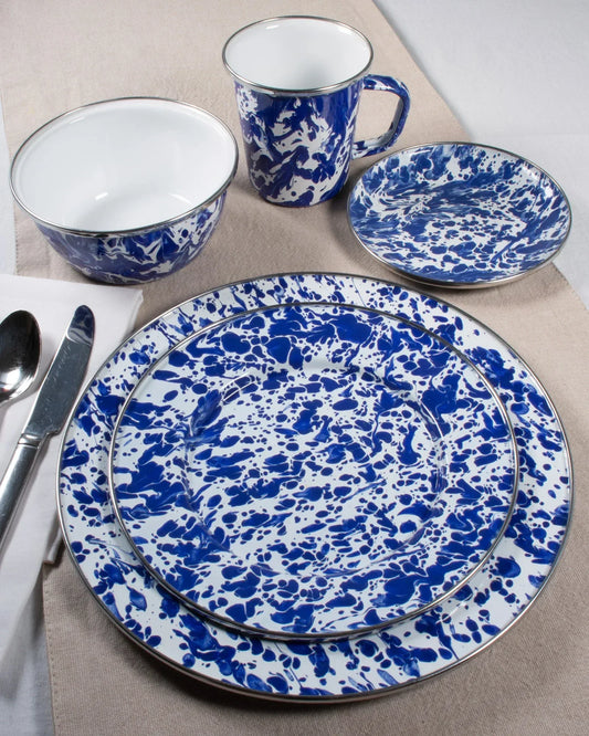 CB06 - Cobalt Swirl Oval Platter 2