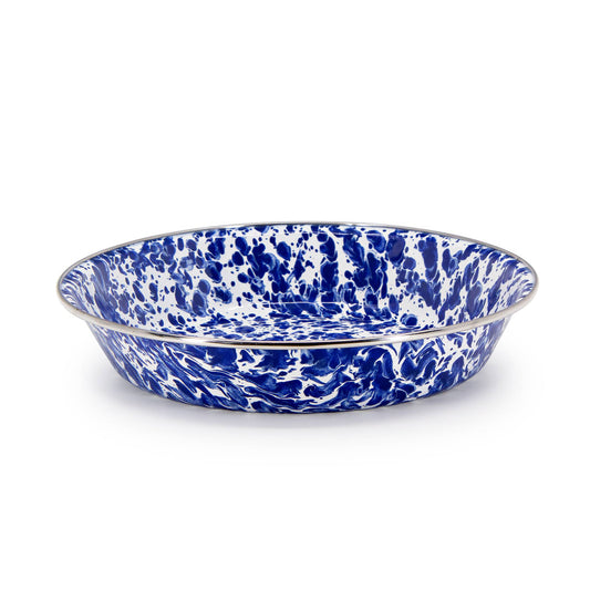CB17 - Cobalt Swirl Pie Plate 3