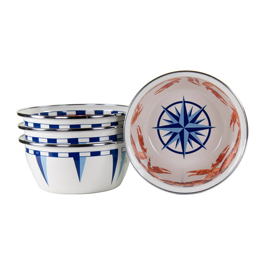 CR61S4 - Crab House Salad Bowls - Set of 4 2