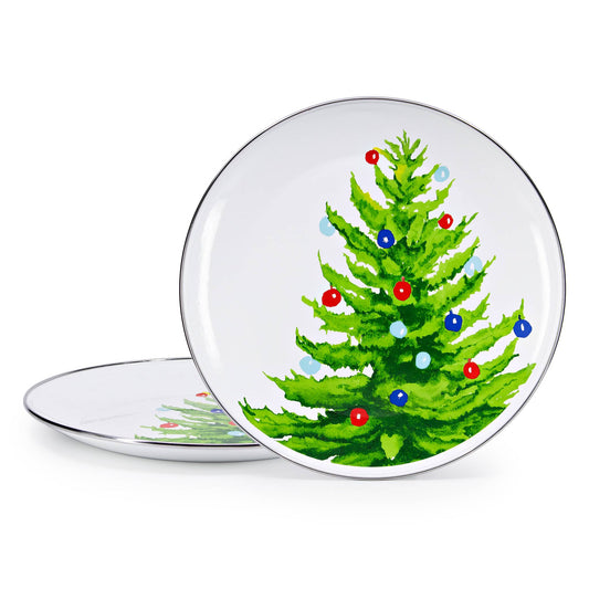 CT36S2 - Christmas Tree Chargers - Set of 2 1