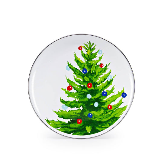 CT56S4 - Christmas Tree Dinner Plates - Set of 4 2