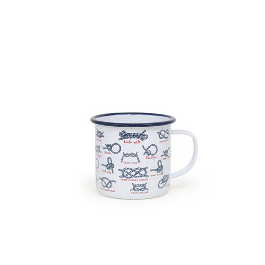 FE112KNOT - Fishs Eddy x CCH 16 oz Large Mug, Knots - 1