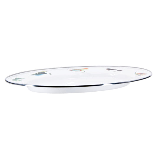 FF06 - Fishing Fly Oval Platter 3