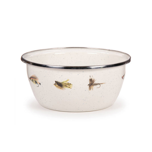 FF61S4 - Fishing Fly Salad Bowls - Set of 4 2