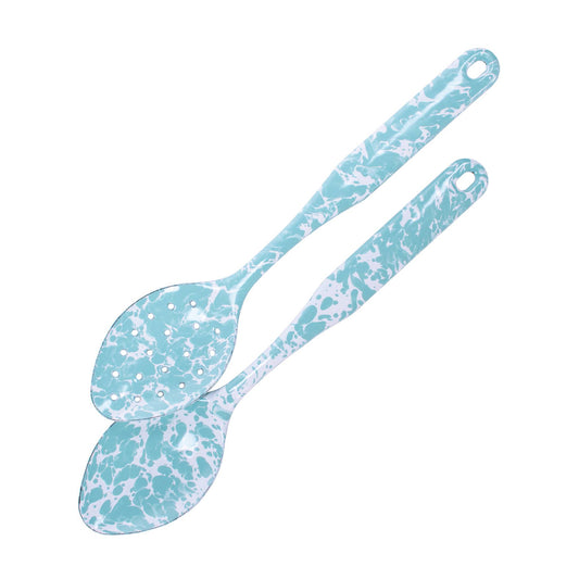 GL48 - Sea Glass Swirl Spoon Set 2