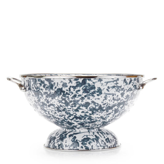 GY25 - Grey Swirl Large Colander 2