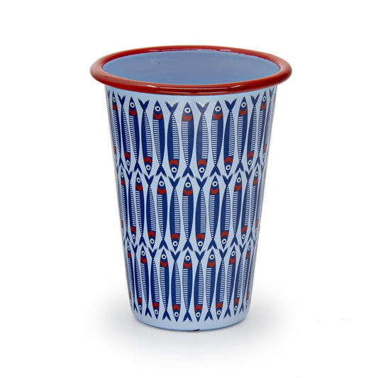 MUR93ANCH-RED - Mur by Ayca x CCH Anchovies 14 oz Tumbler, Red Rim - 1