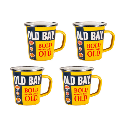 OB66S4 - Old Bay 16 oz Latte Mugs - Set of 4 2