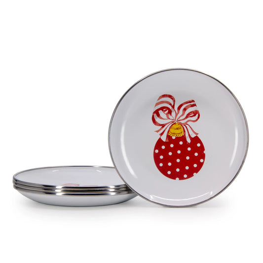 OM62S4 - Ornament Appetizer Plates - Set of 4 1
