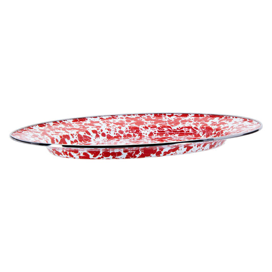 RD06 - Red Swirl Oval Platter 3