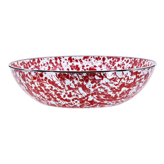RD18 - Red Swirl Catering Bowl 3