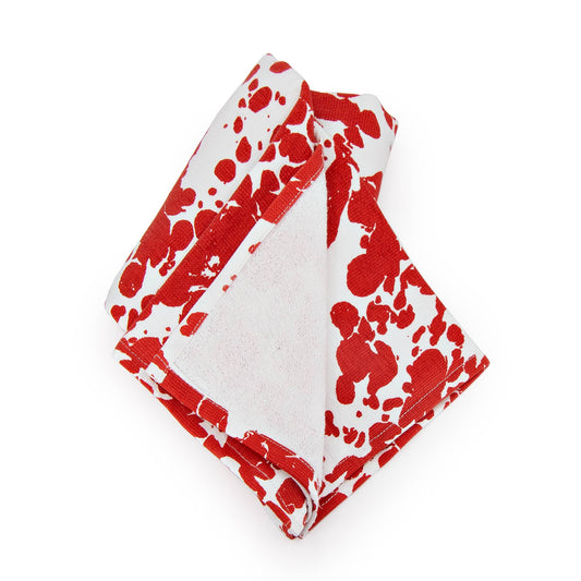 RD52 - Red Swirl Kitchen Towel - Set of 2 3