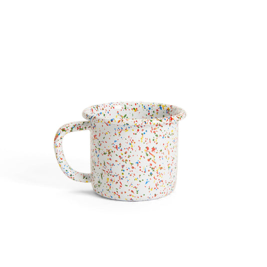 ecomposer-color-white rainbow, RF221WHT-4 - Rainbow Falls 12 oz Mugs, Set of 4, White Rainbow