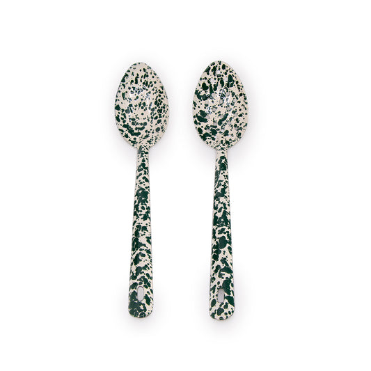 Splatter Serving & Slotted Spoon Set