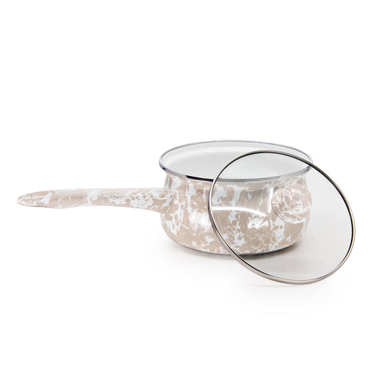 TP19 - Taupe Swirl Sauce Pan 2