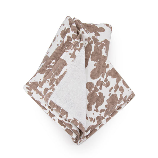 TP52 - Taupe Swirl Kiychen Towel - Set of 2 3