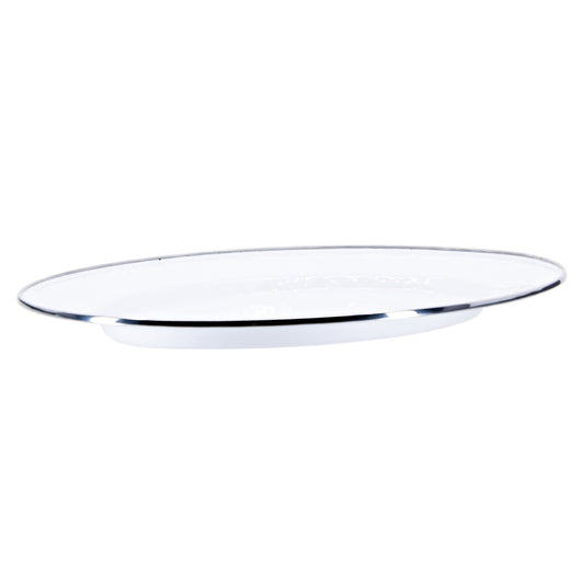 WW06 - Solid White Oval Platter 3