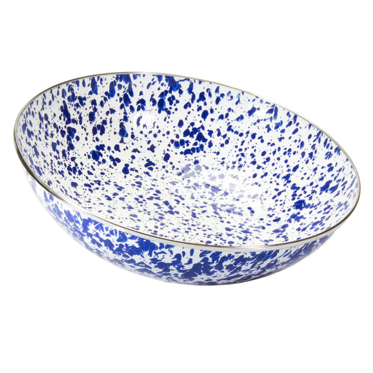 CB18 - Cobalt Swirl Catering Bowl 1