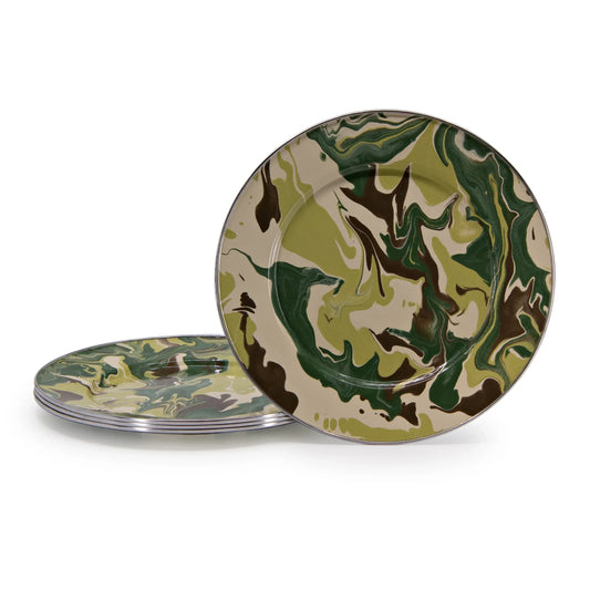 CM07S4 - Camouflage Dinner Plates - Set of 4 1