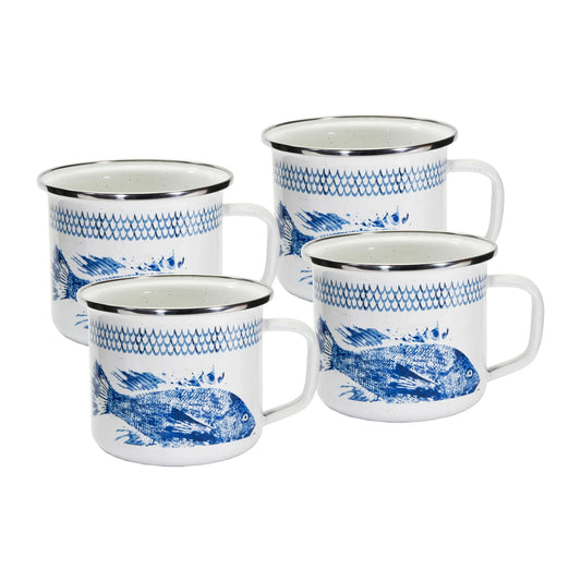 FC28S4 - Fish Camp 24 oz Grande Mugs - Set of 4 1