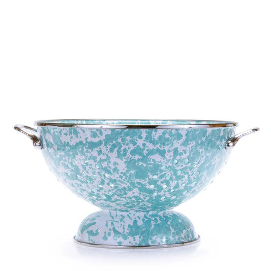 GL25 - Sea Glass Swirl Large Colander 1