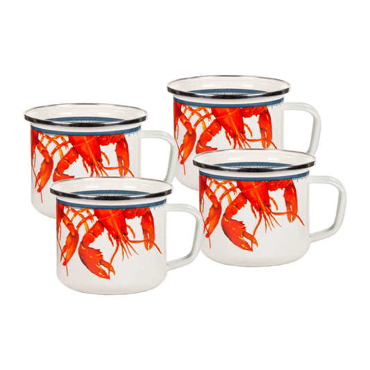 LS28S4 - Lobster 24 oz Grande Mugs - Set of 4 1