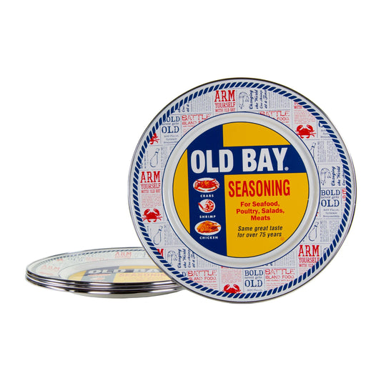 OB07S4 - Old Bay Dinner Plates - Set of 4 1