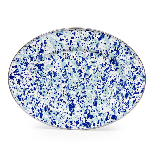 OC06 - Ocean Swirl Oval Platter 1