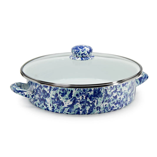 OC80 - Ocean Swirl Large Saute Pan 1