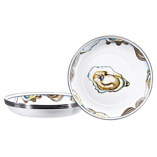 OY04S4 - Oyster Pasta Plates - Set of 4 1