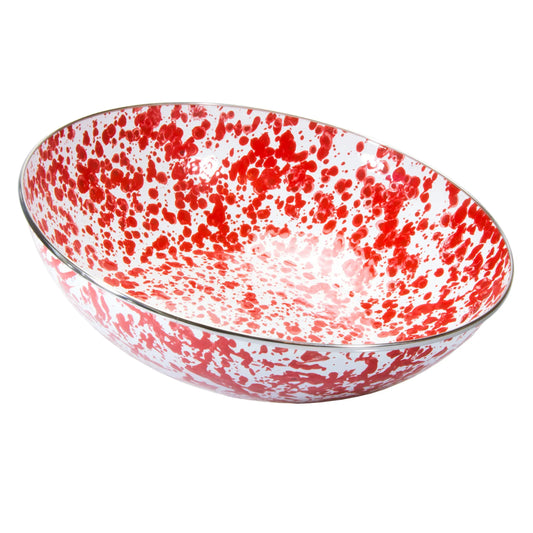 RD18 - Red Swirl Catering Bowl 1