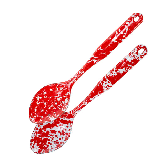RD48 - Red Swirl Spoon Set 1