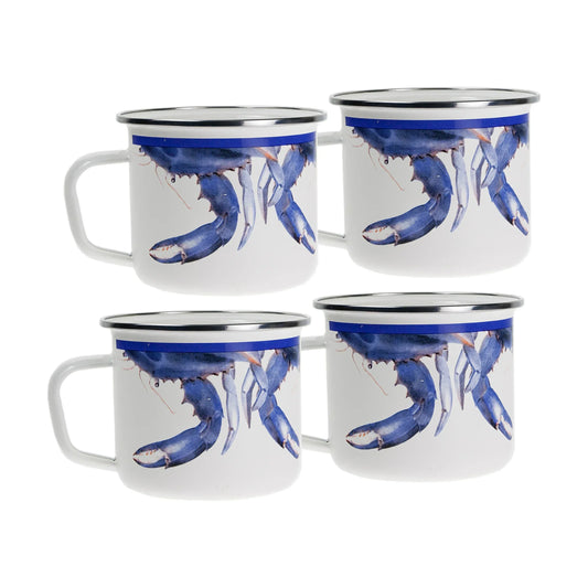 SE28S4 - Blue Crab 24 oz Grande Mugs - Set of 4 1