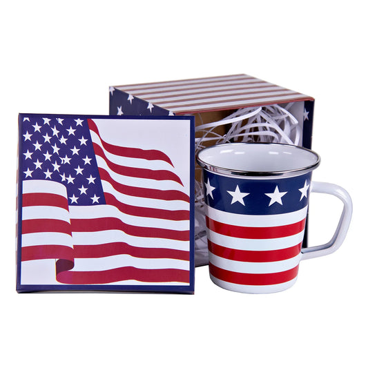 SS86 - Stars and Stripes 16 oz Latte Mug Gift Box 1