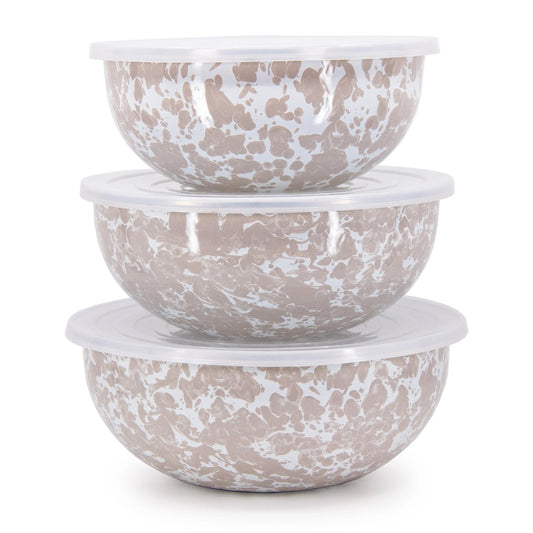 TP54 - Taupe Swirl Mixing Bowls 1