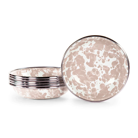 TP59S6 - Taupe Swirl Tasting Dishes - Set of 6 1