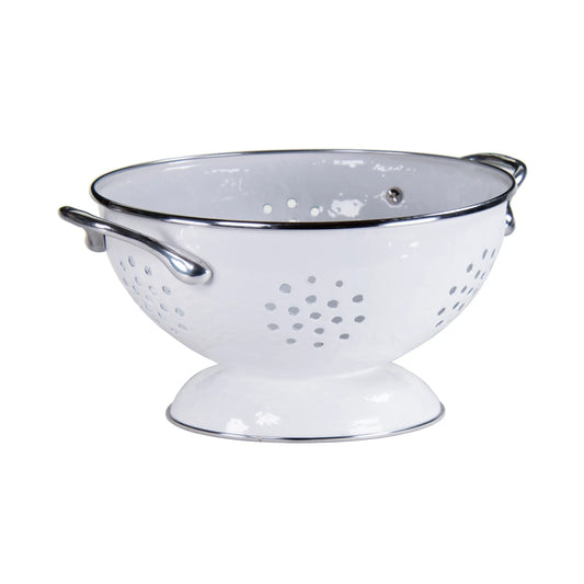WW24 - Solid White Petite Colander 1