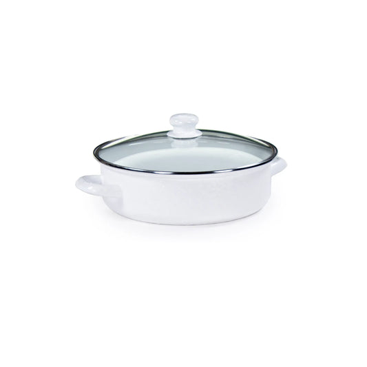 WW79 - Solid White Small Saute Pan 1