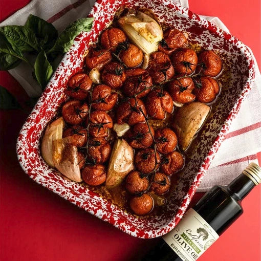 Splatter Small Open Roaster - Kitchen | Crow Canyon Home