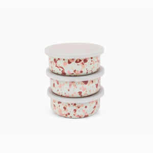 ecomposer-color-desert rose, C102PTM - Catalina 3 Piece Storage Bowl Set, Desert Rose