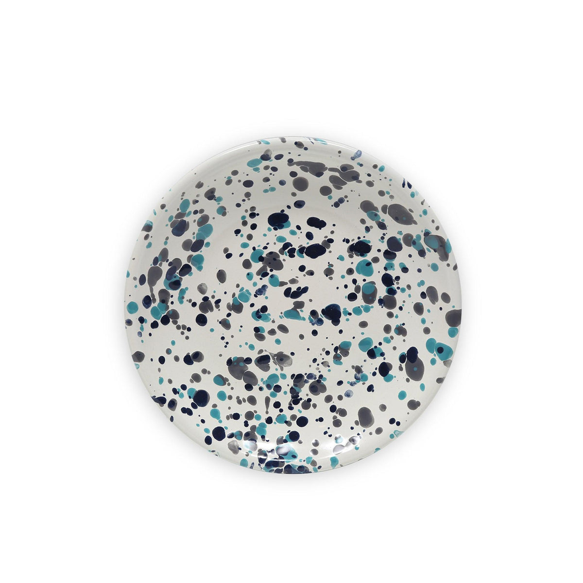 ecomposer-color-blue tides, C123GNT-4 - Catalina Coupe Salad Plates, Set of 4, Blue Tides