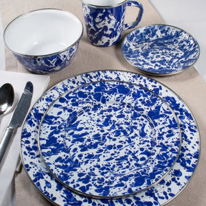 CB06 - Cobalt Swirl Oval Platter  2