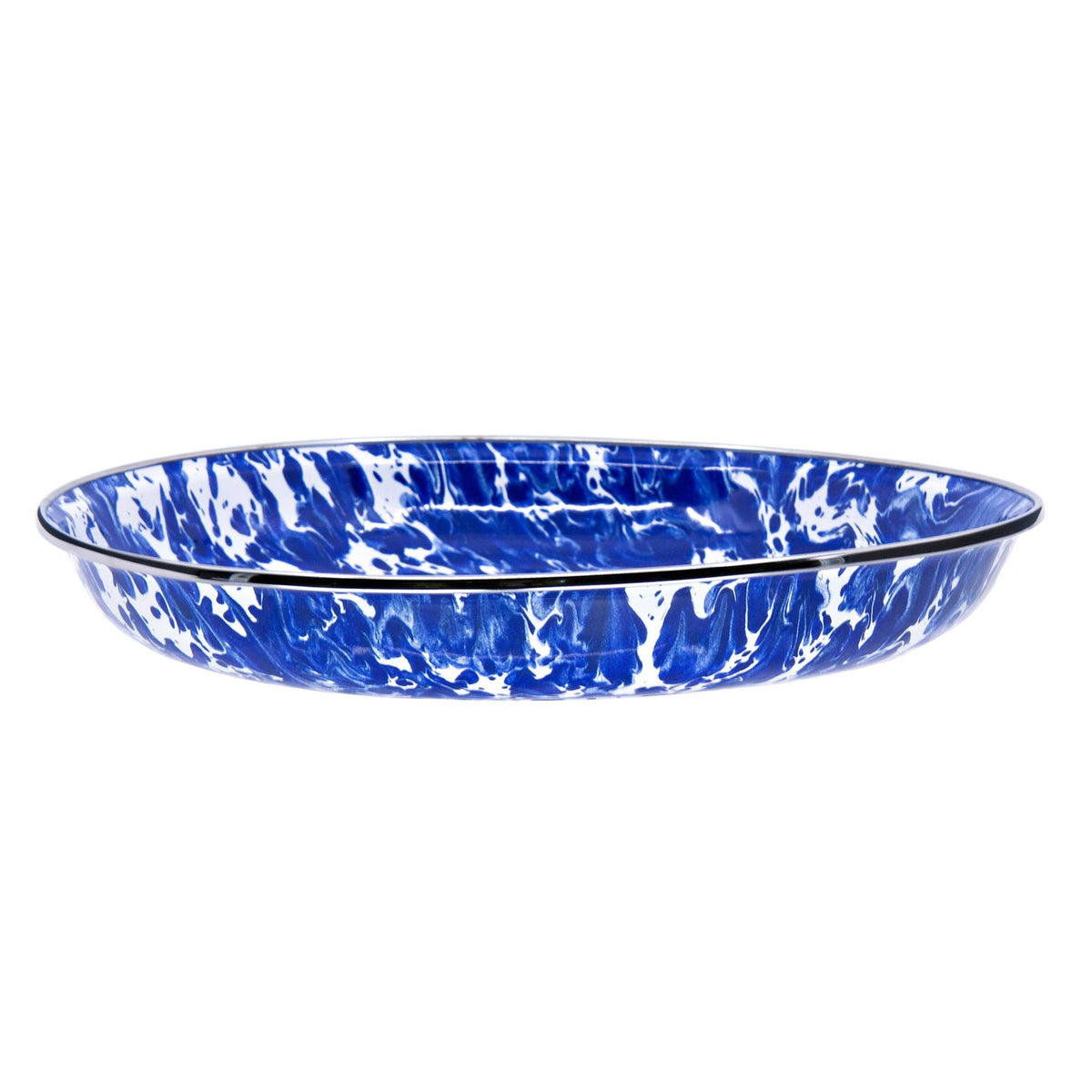CB04S4 - Cobalt Swirl Pasta Plates - Set of 4  4