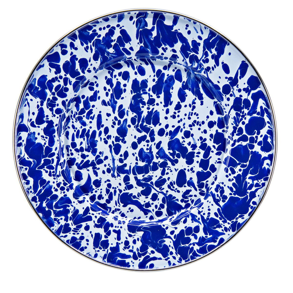 CB11S4 - Cobalt Swirl Sandwich Plates - Set of 4  3