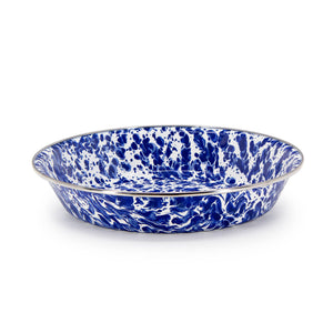 CB17 - Cobalt Swirl Pie Plate  3
