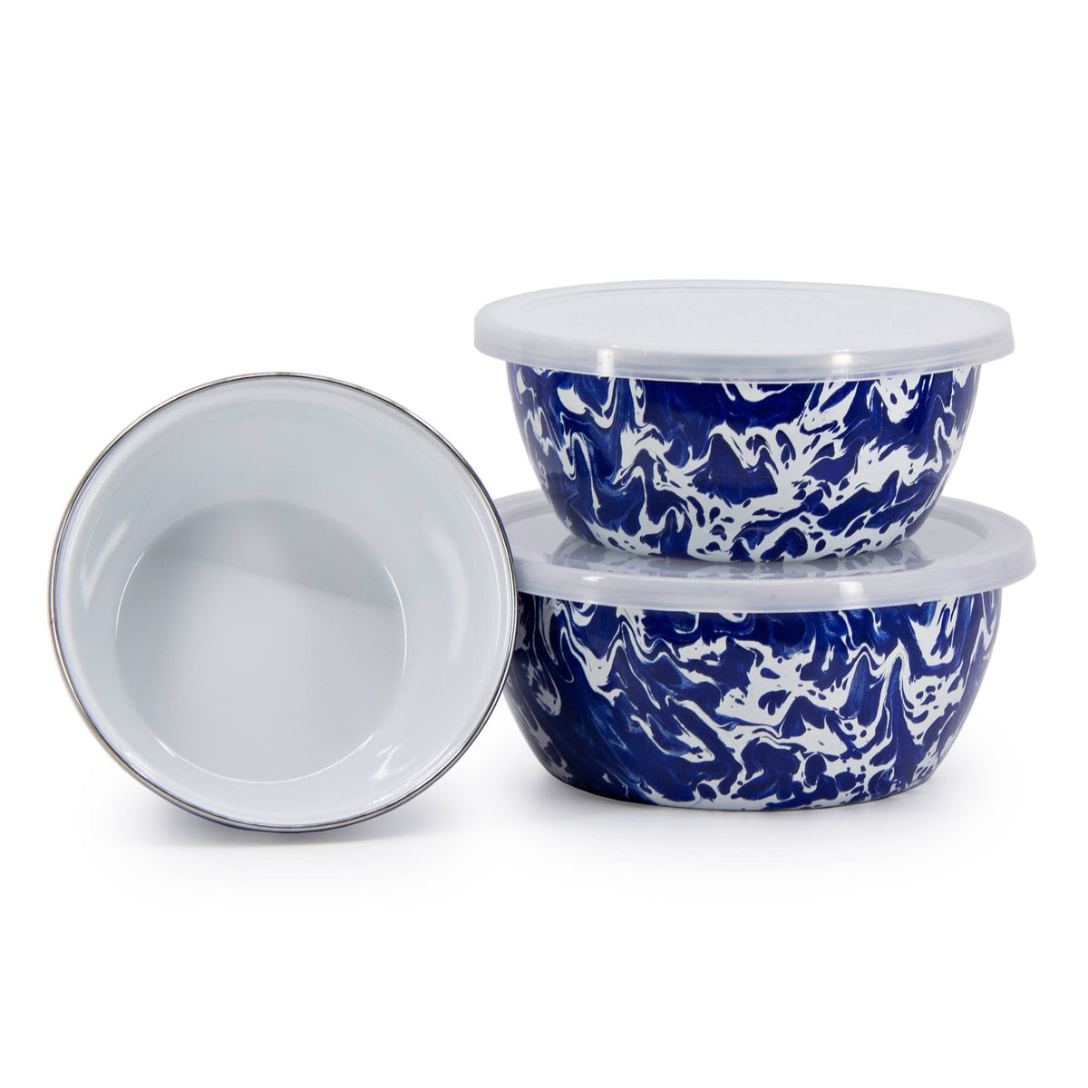 CB30 - Cobalt Swirl Nesting Bowls  3