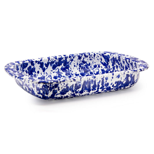 CB78 - Cobalt Swirl Baking Pan  2