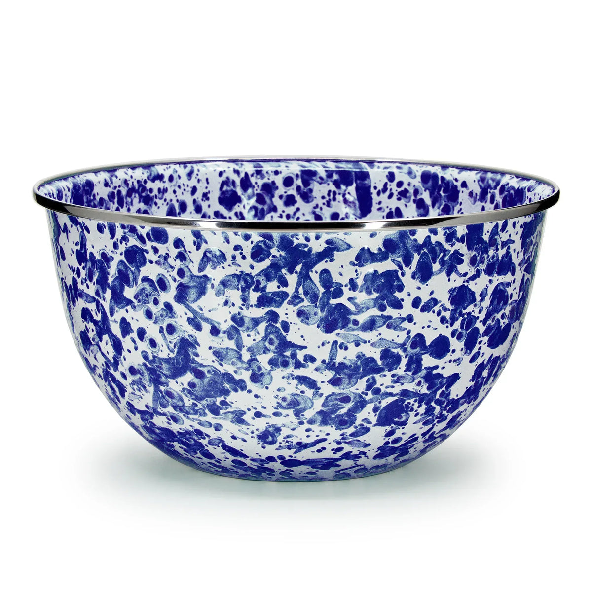 CB89 - Cobalt Swirl Large Salad Bowl  1