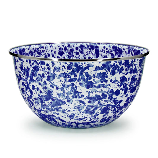 CB89 - Cobalt Swirl Large Salad Bowl  1